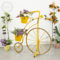 Jardinagem de decoração de modelo de bicicleta de arte criativa de ferro